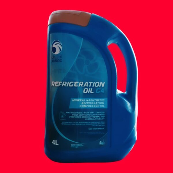4L container of ADNOC G4 Mineral Naphthenic Refrigeration Compressor ...