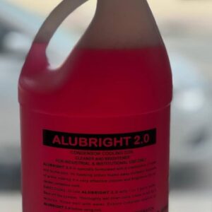 Gallon Bottle of Alubright 2.0 Condenser Cooling Coil Cleaner and Brightener