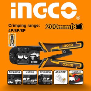 INGCO Modular Plug Crimper