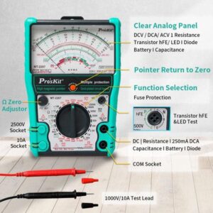 Pro'sKit MT-2207 Protective Function Analog Multimeter